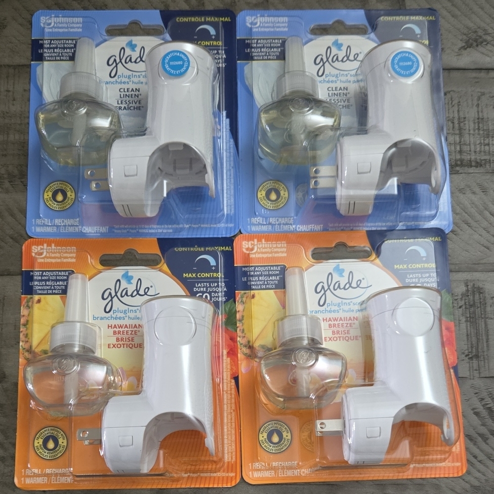 Glade PlugIns Scented Oil Warmer + Refill Set